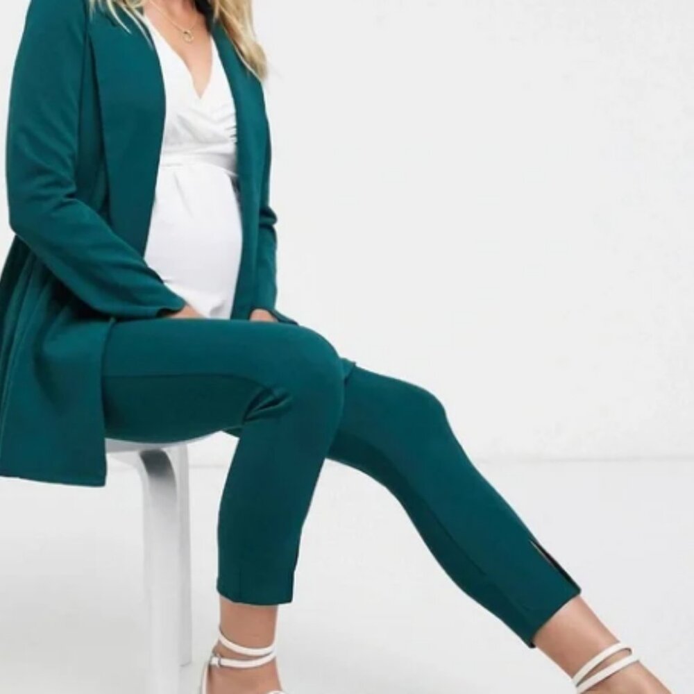 ASOS Maternity Teal Green Blazer